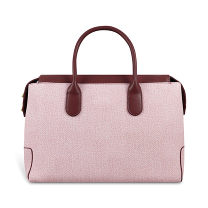 Magnolia Elegant Structured Handbag for Women - Premium Shoulder Tote with Top Handles & Detachable Strap