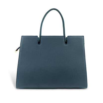 Magnolia Women’s Handbag – 9.5L Spacious Faux Leather Tote in Blue