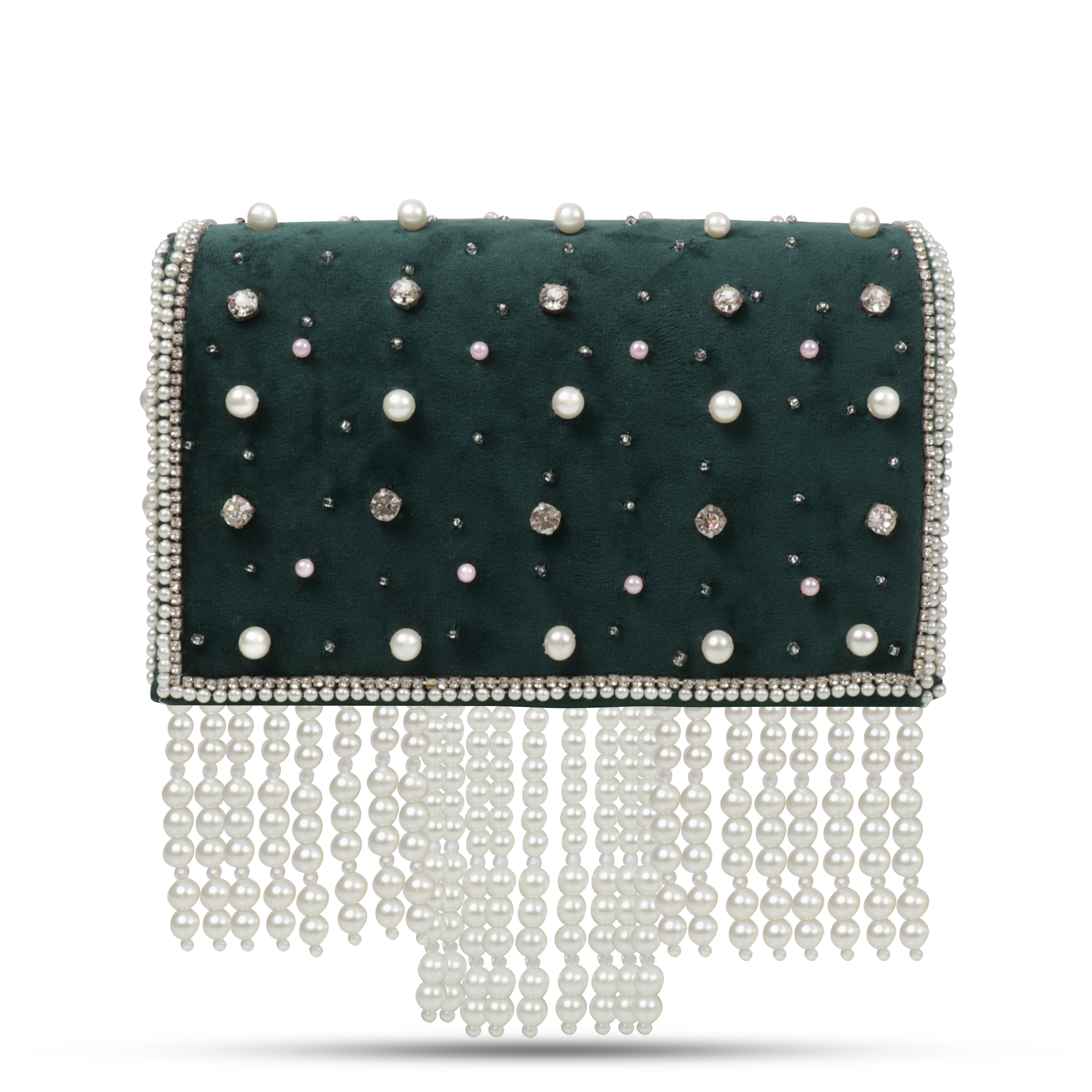 Traditional Potli Style Handbag with Beadwork