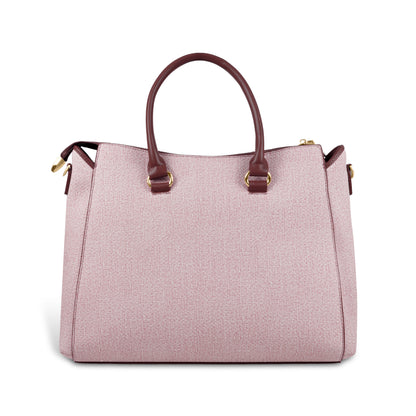 Magnolia Stylish Textured Handbag for Women - Elegant Shoulder Tote with Detachable Strap