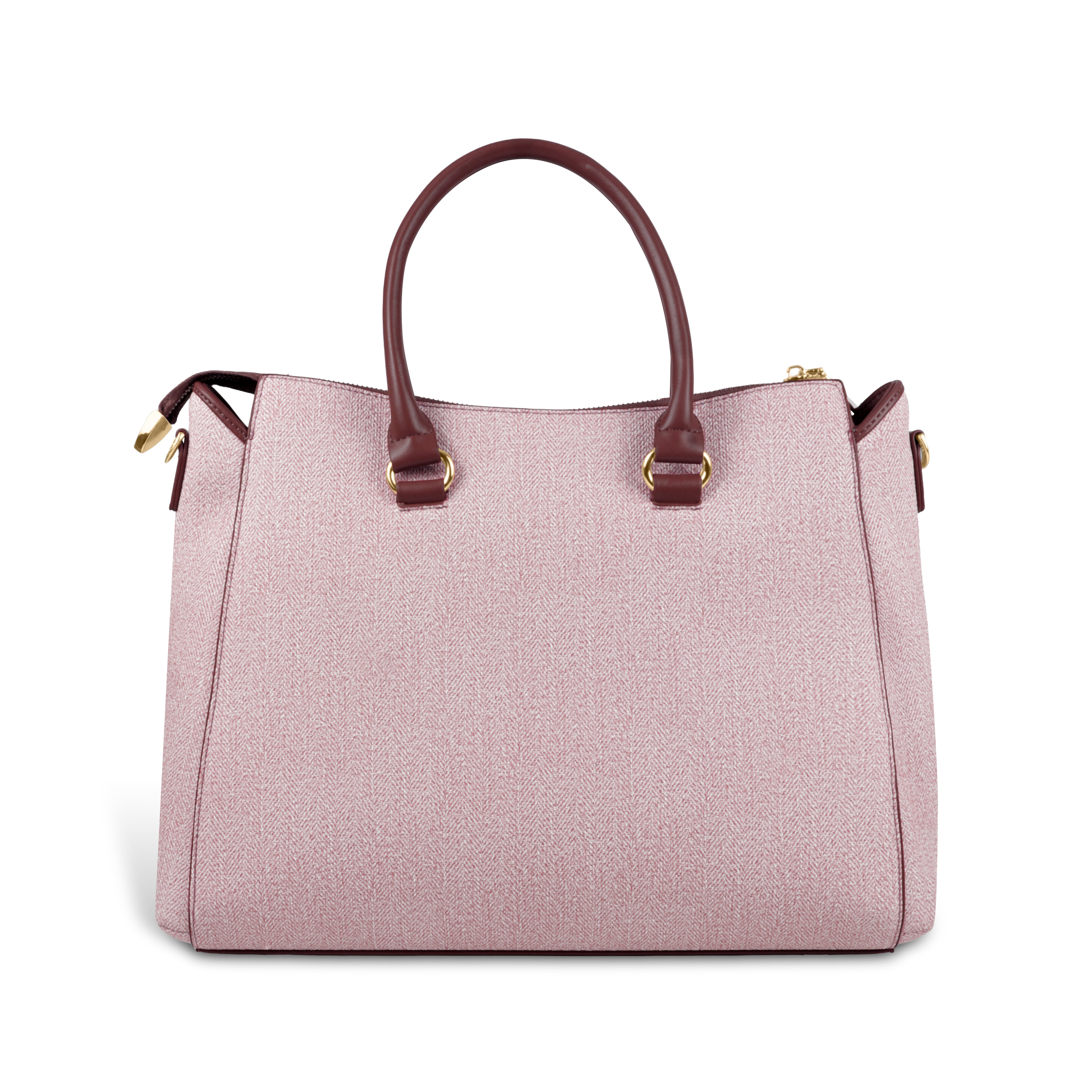 Magnolia Stylish Textured Handbag for Women - Elegant Shoulder Tote with Detachable Strap