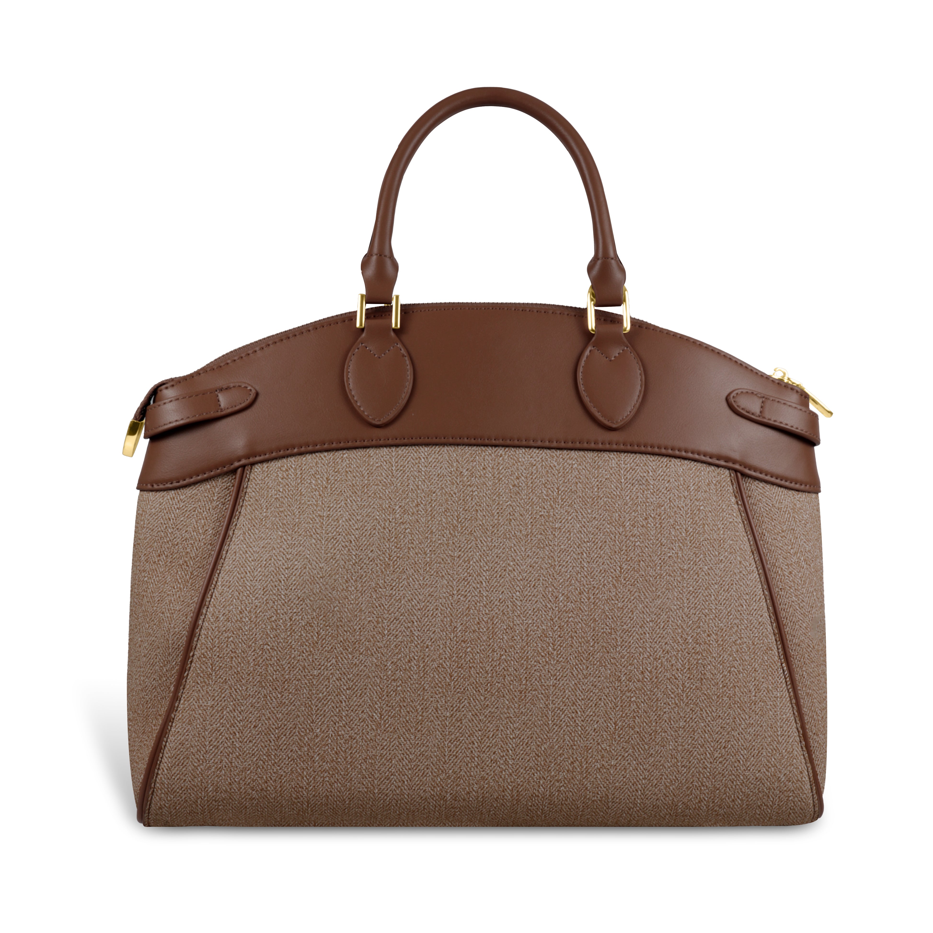 Trendy Leather Tote Bag with Detachable Shoulder Strap & Spacious Interior