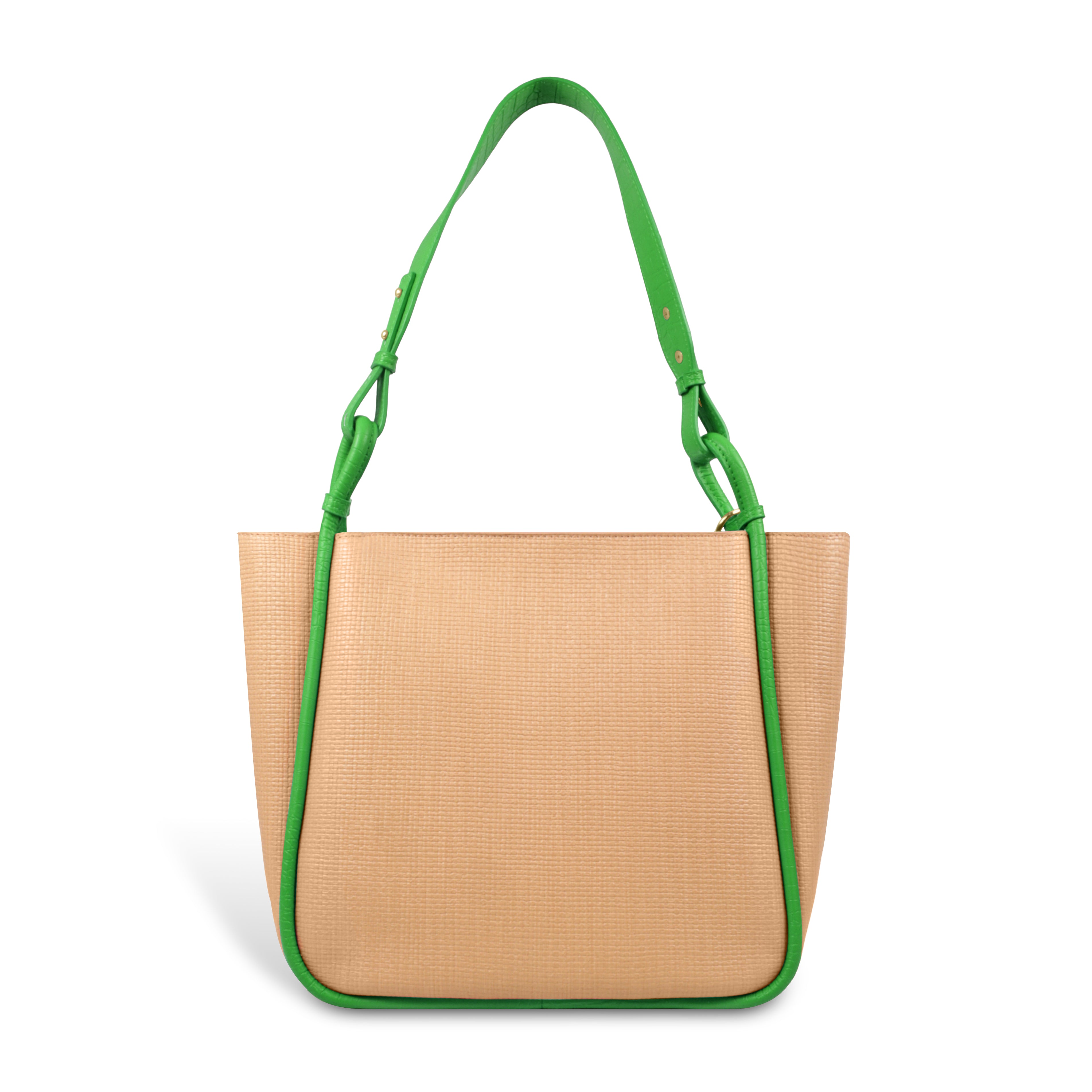 Stylish Leather Tote Bag with Star Charm & Spacious Interior