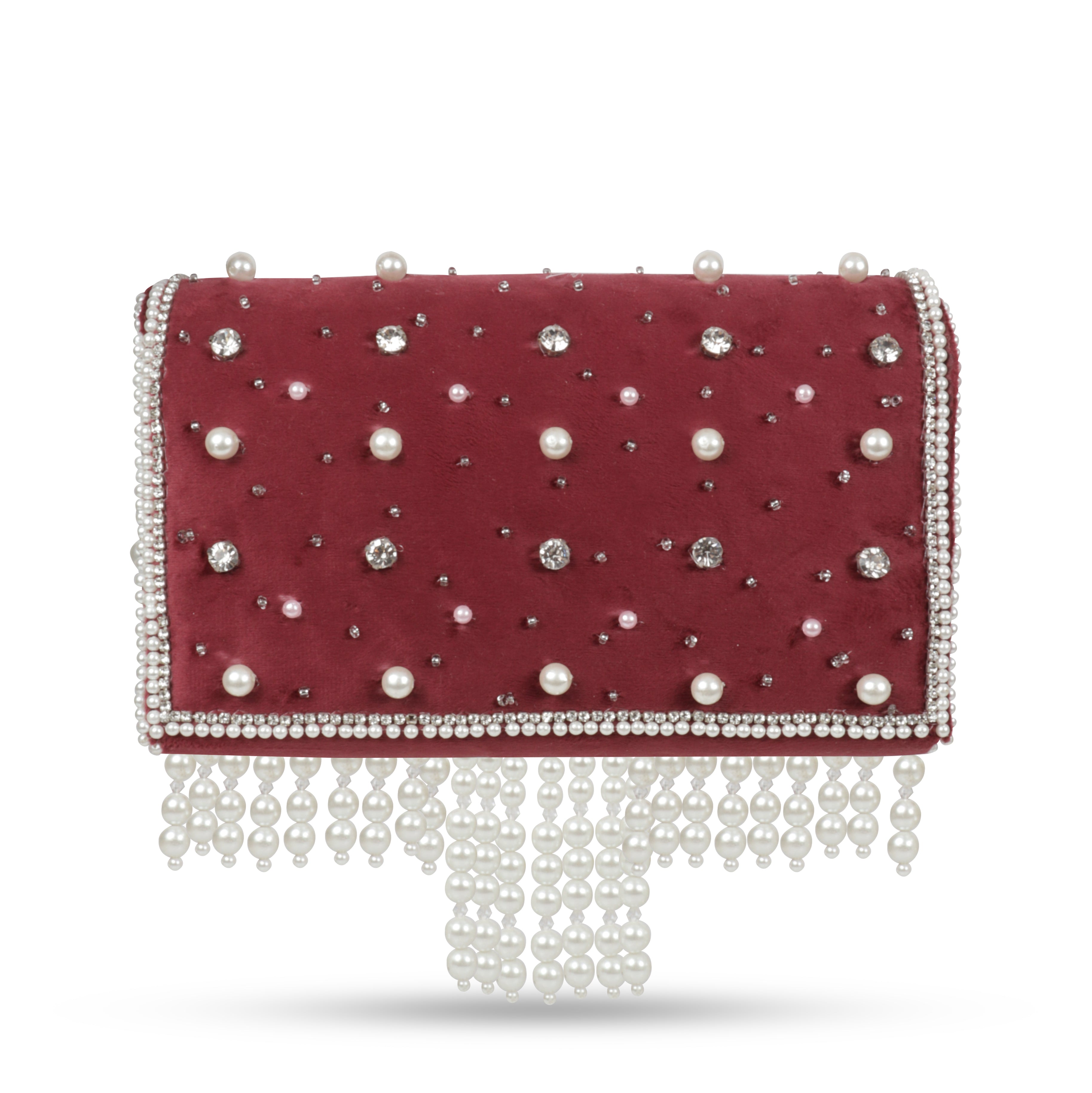 Magnolia Traditional Potli Style Handbag with Beadwork