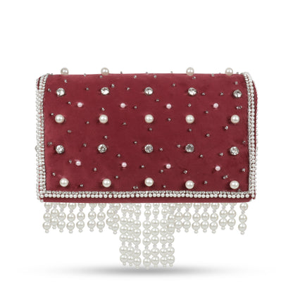 Magnolia Traditional Potli Style Handbag with Beadwork