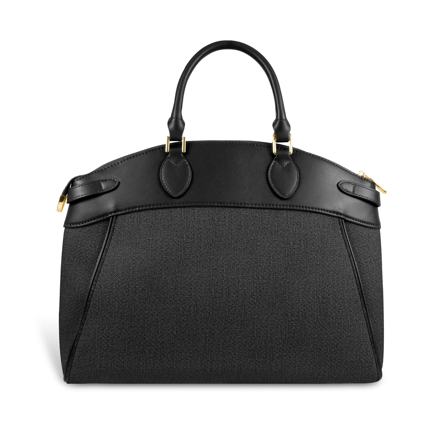 Trendy Leather Tote Bag with Detachable Shoulder Strap & Spacious Interior