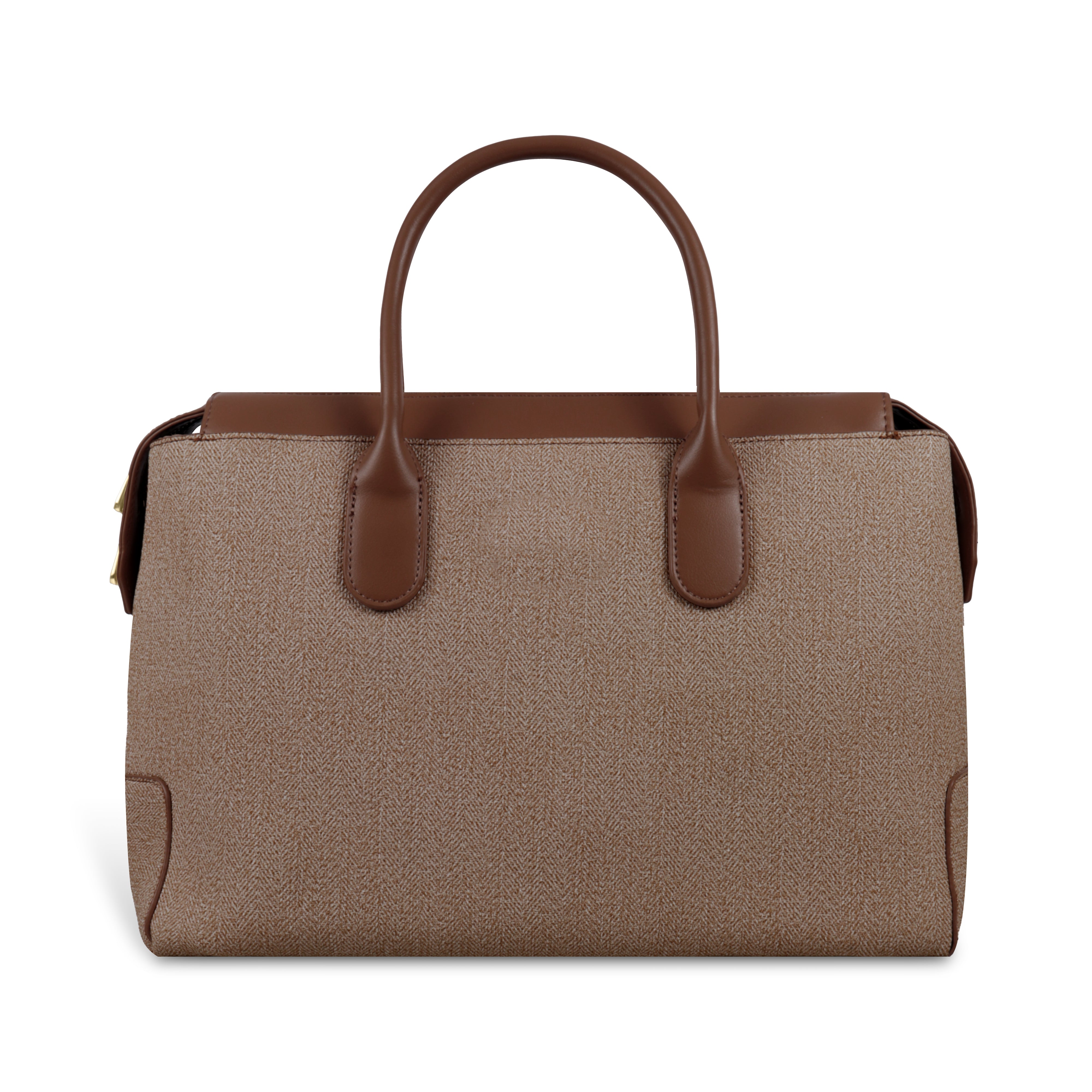Magnolia Elegant Structured Handbag for Women - Premium Shoulder Tote with Top Handles & Detachable Strap