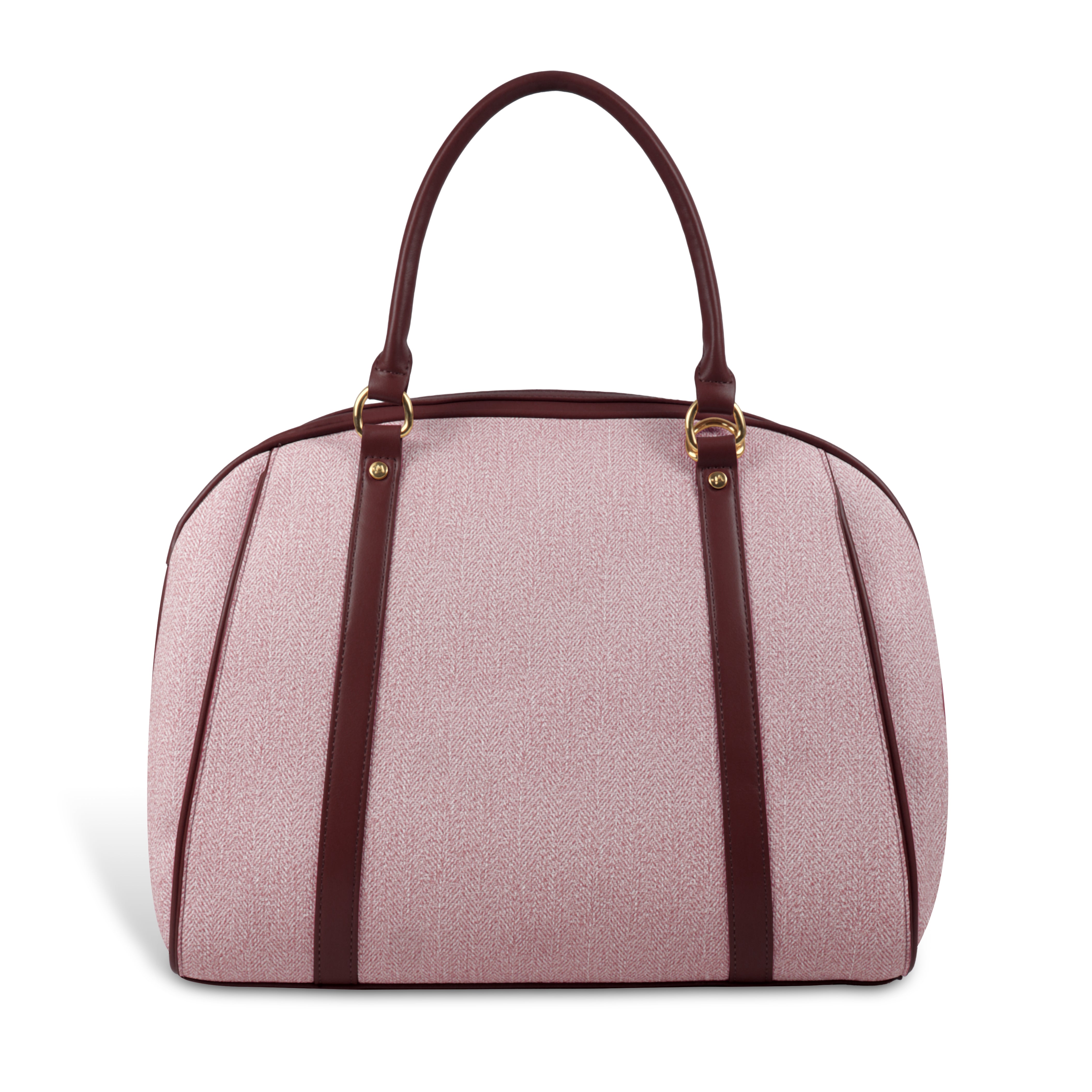 Magnolia Elegant Leatherette Handbag for Women with Detachable Strap