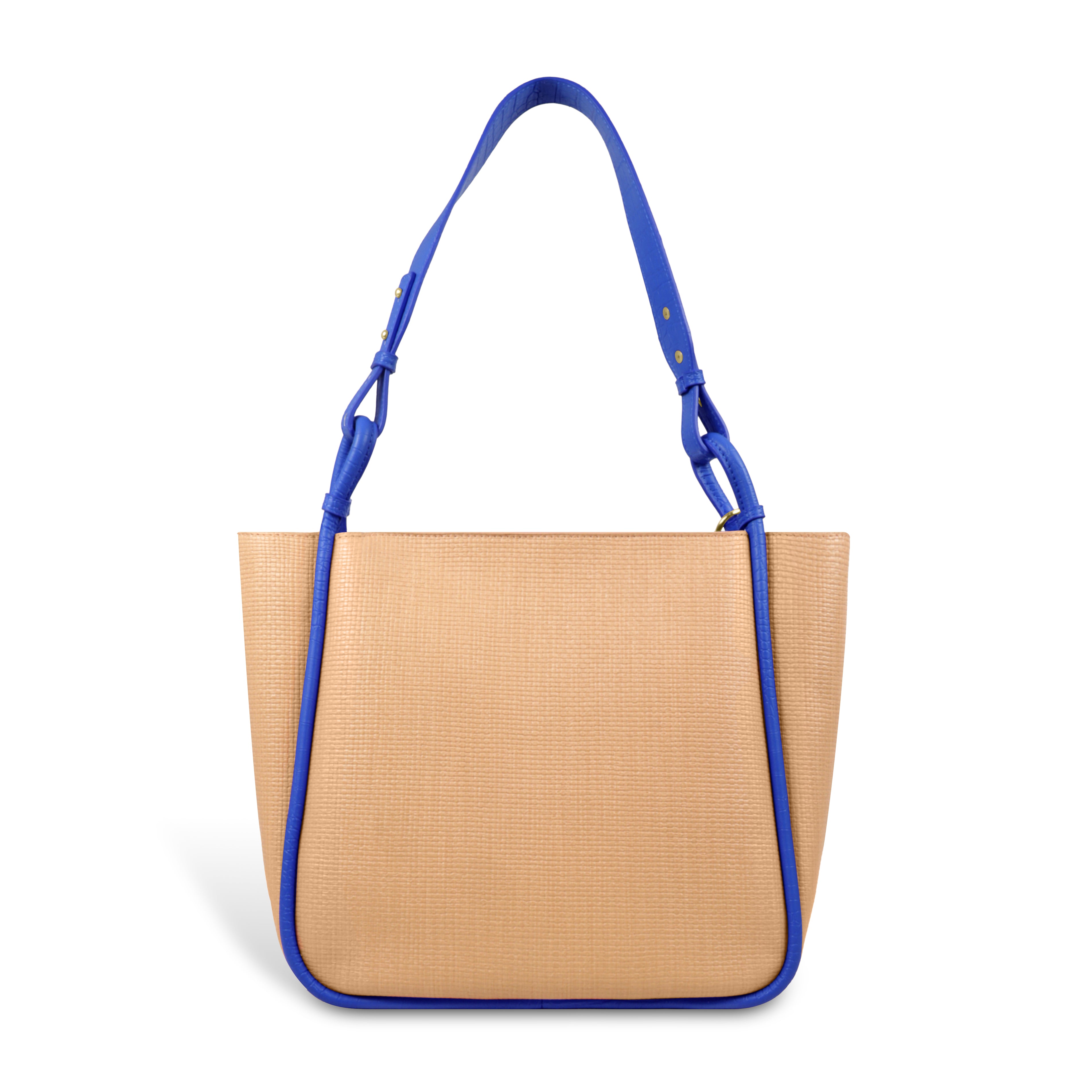 Stylish Leather Tote Bag with Star Charm & Spacious Interior