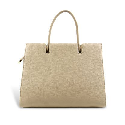 Magnolia Women’s Handbag – 9.5L Spacious Faux Leather Tote in Gold