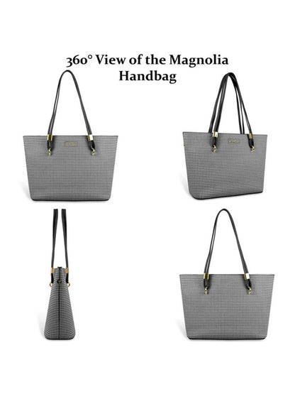 Magnolia Stylish Textured Tote Bag for Women with Spacious Compartments