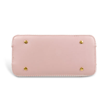 Magnolia Premium Textured Handbag for Women with Detachable Sling Strap