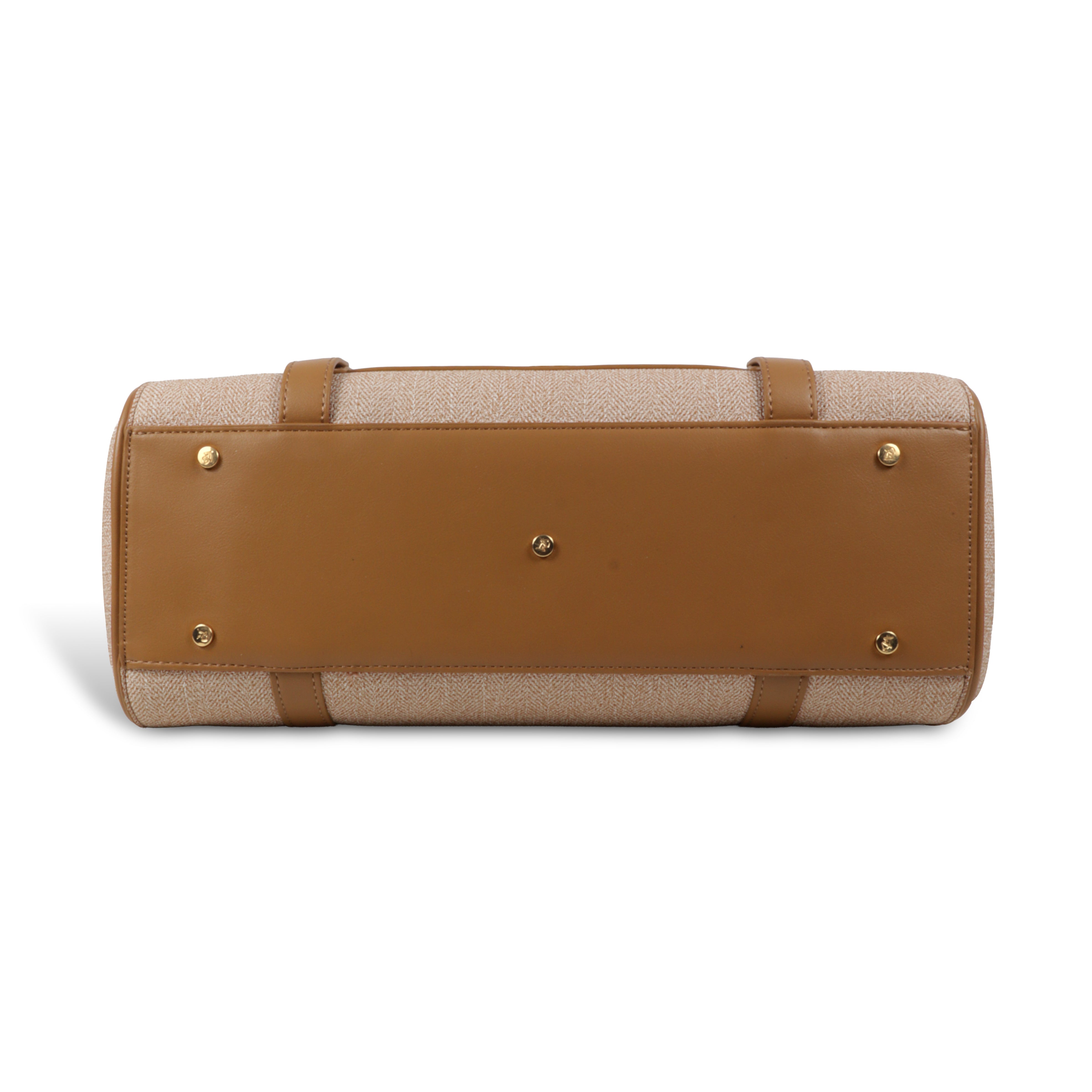Magnolia Elegant Leatherette Handbag for Women with Detachable Strap