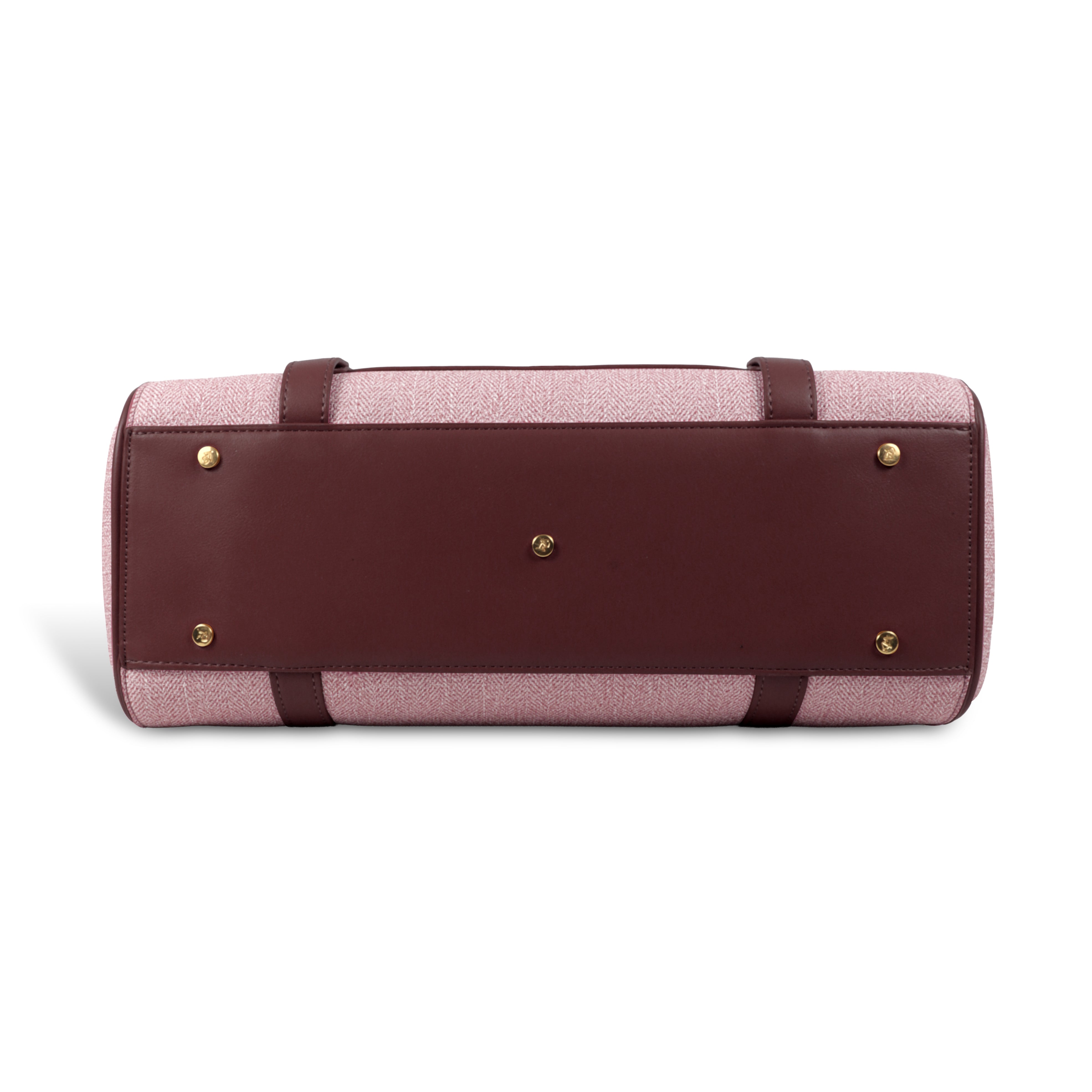 Magnolia Elegant Leatherette Handbag for Women with Detachable Strap