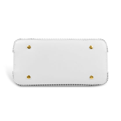 Magnolia Premium Textured Handbag for Women with Detachable Sling Strap