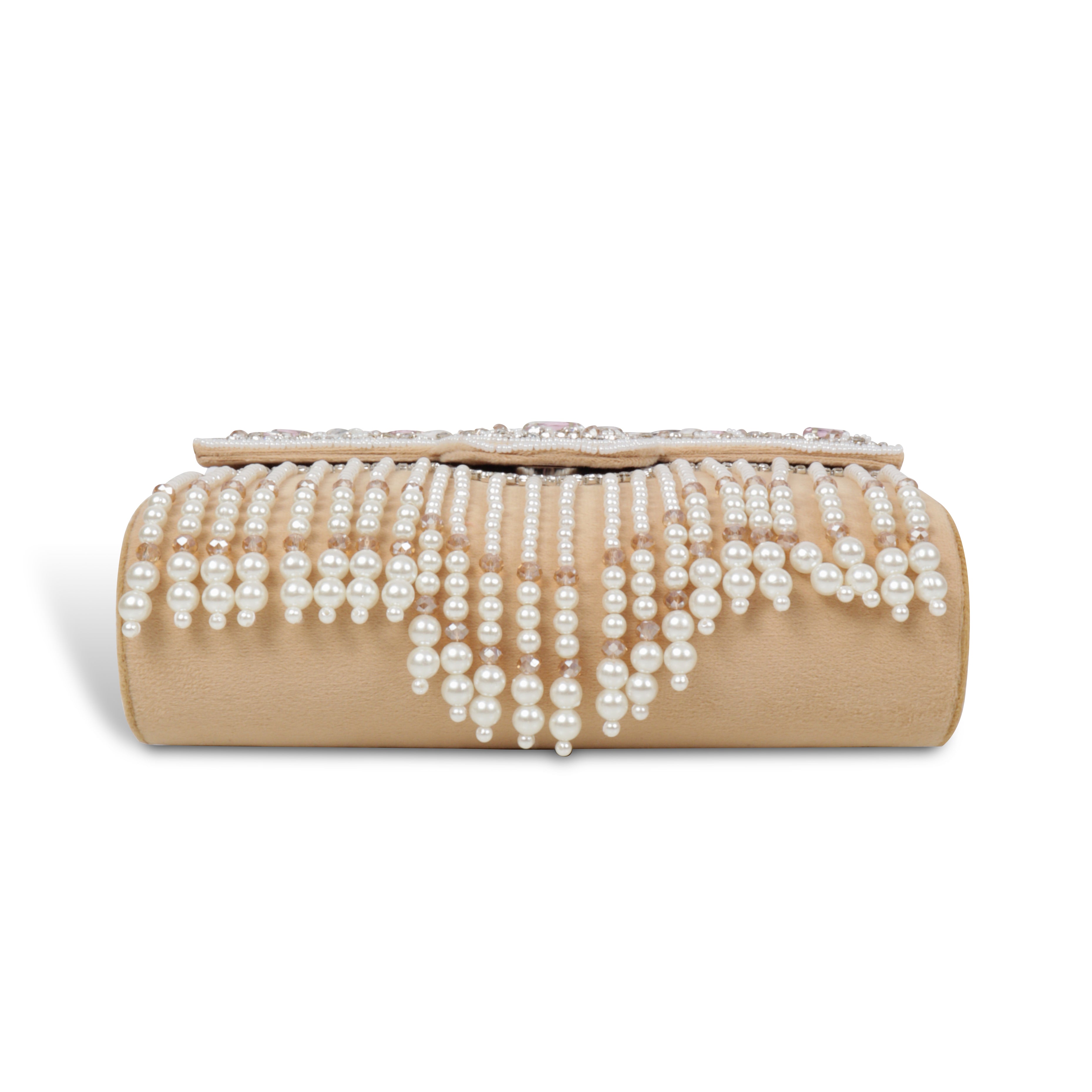 Traditional Potli Style Handbag with Beadwork