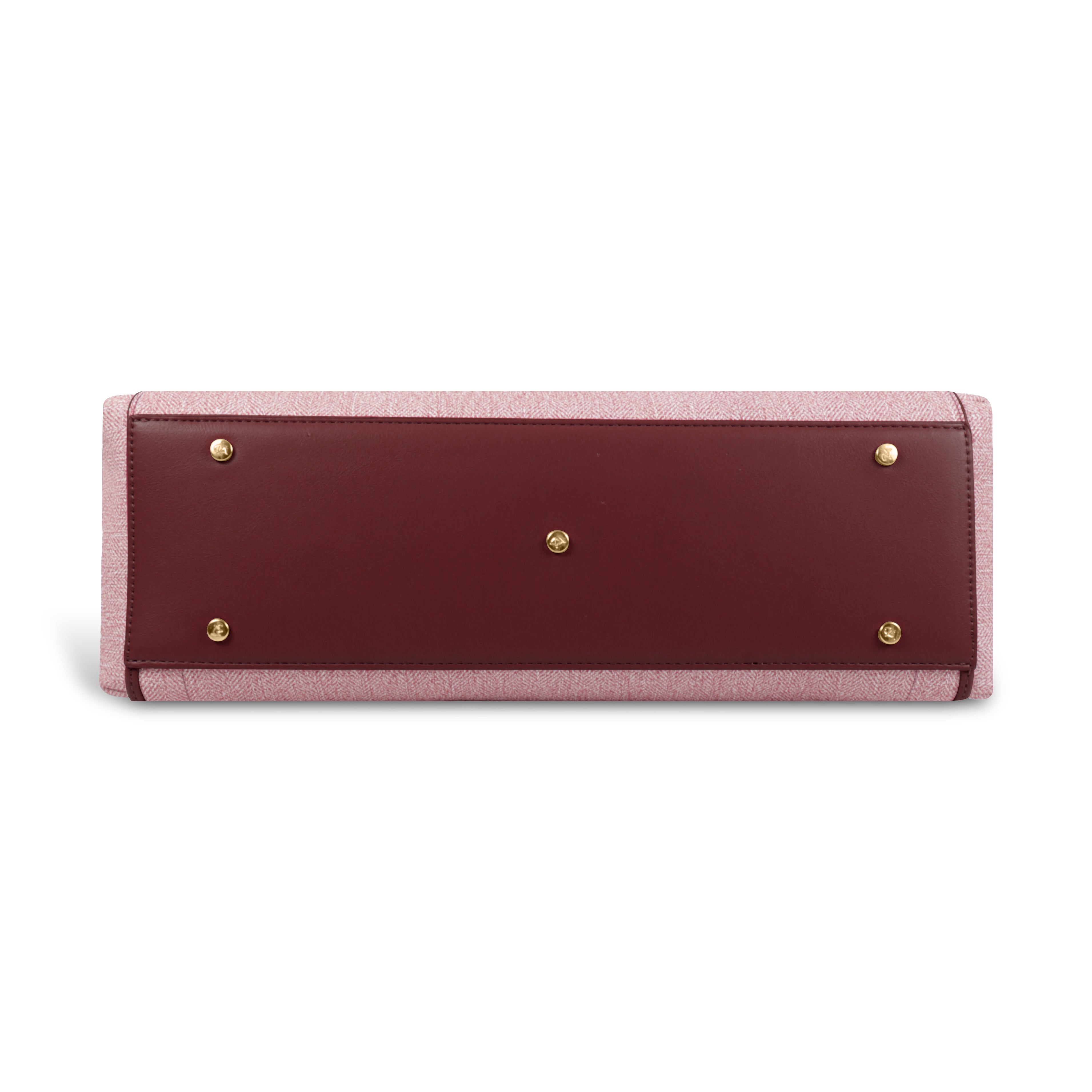 Magnolia Stylish Textured Handbag for Women - Elegant Shoulder Tote with Detachable Strap