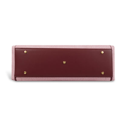 Magnolia Stylish Textured Handbag for Women - Elegant Shoulder Tote with Detachable Strap
