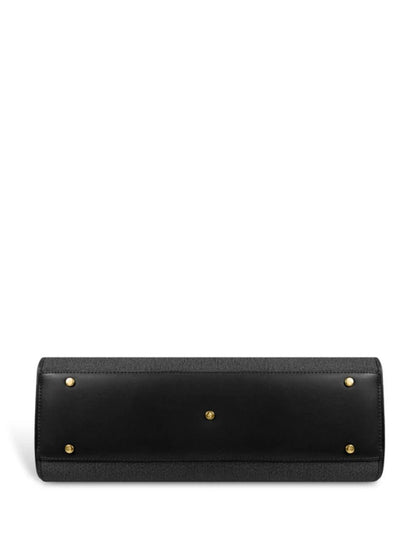 Trendy Leather Tote Bag with Detachable Shoulder Strap & Spacious Interior