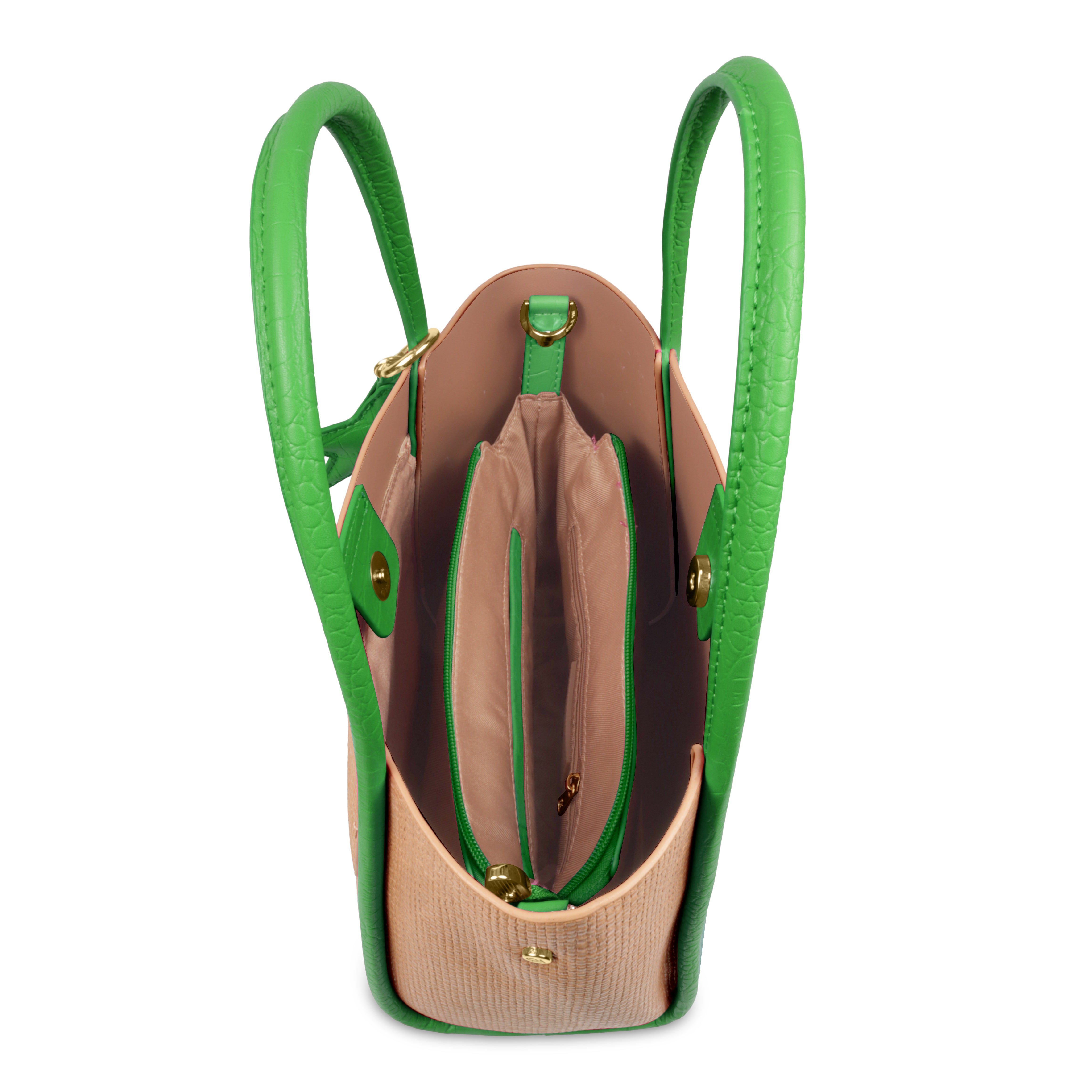 Premium Tote Handbag with Star Charm & Dual Handle Design