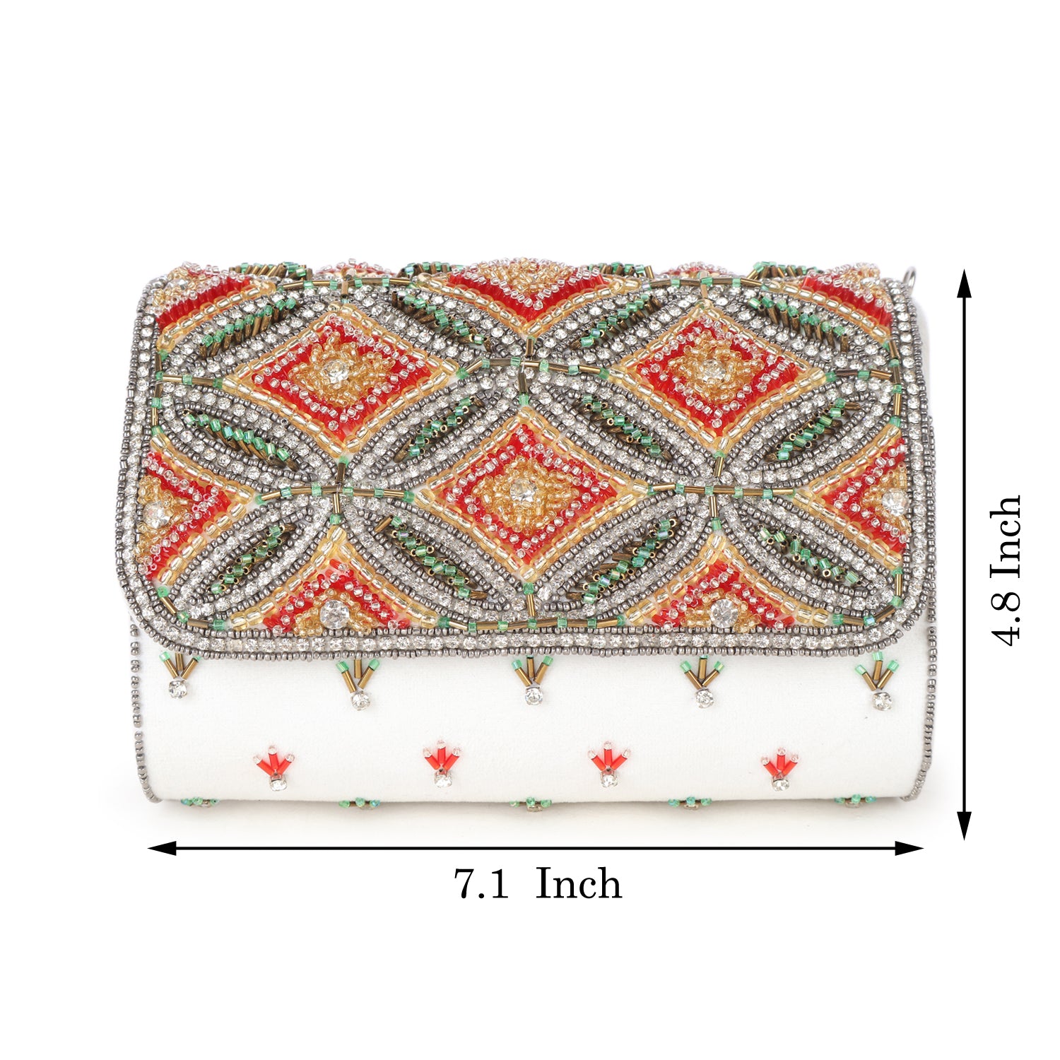 Regal Cut Dana Embroidered Clutch