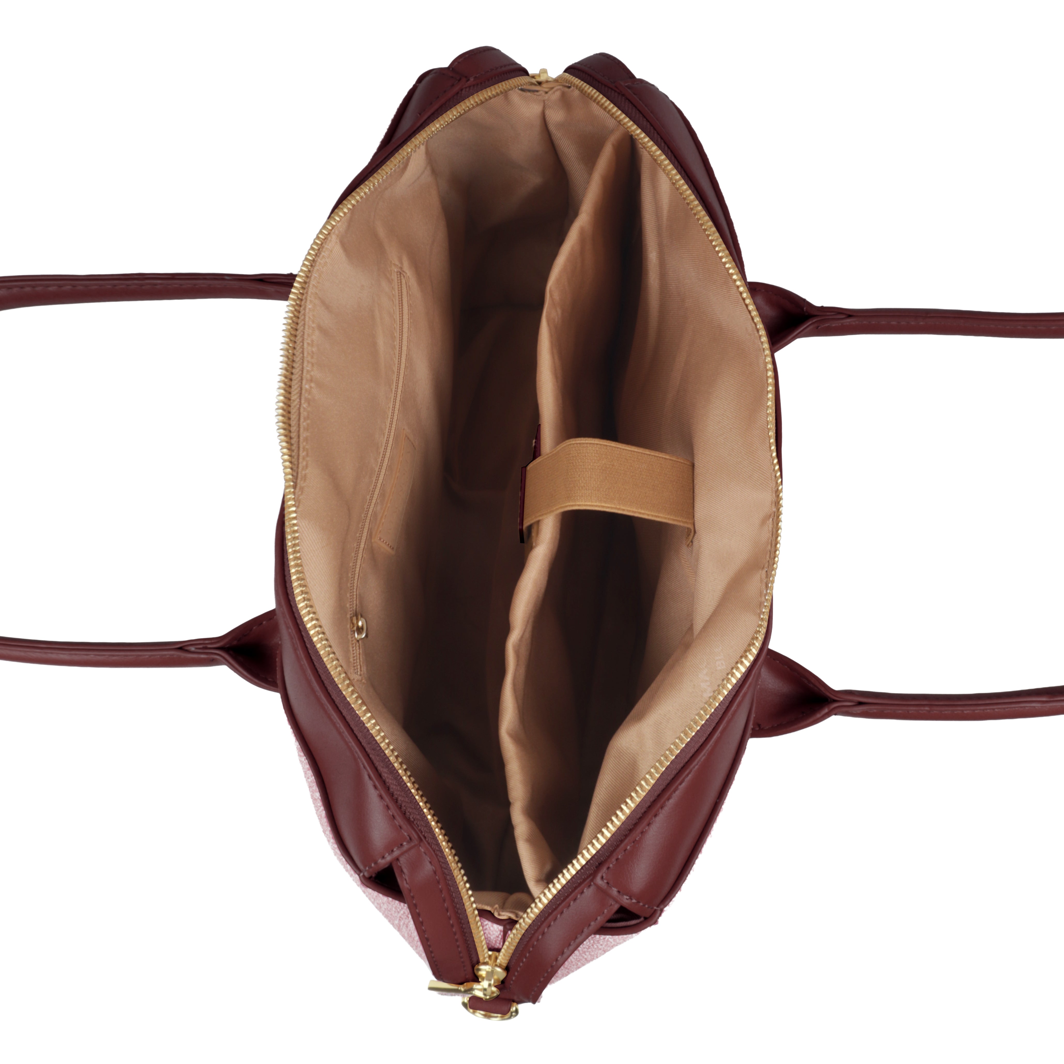 Magnolia Elegant Structured Handbag for Women - Premium Shoulder Tote with Top Handles & Detachable Strap