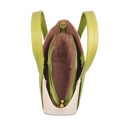 Trendy Leather Tote Bag with Detachable Shoulder Strap & Spacious Interior