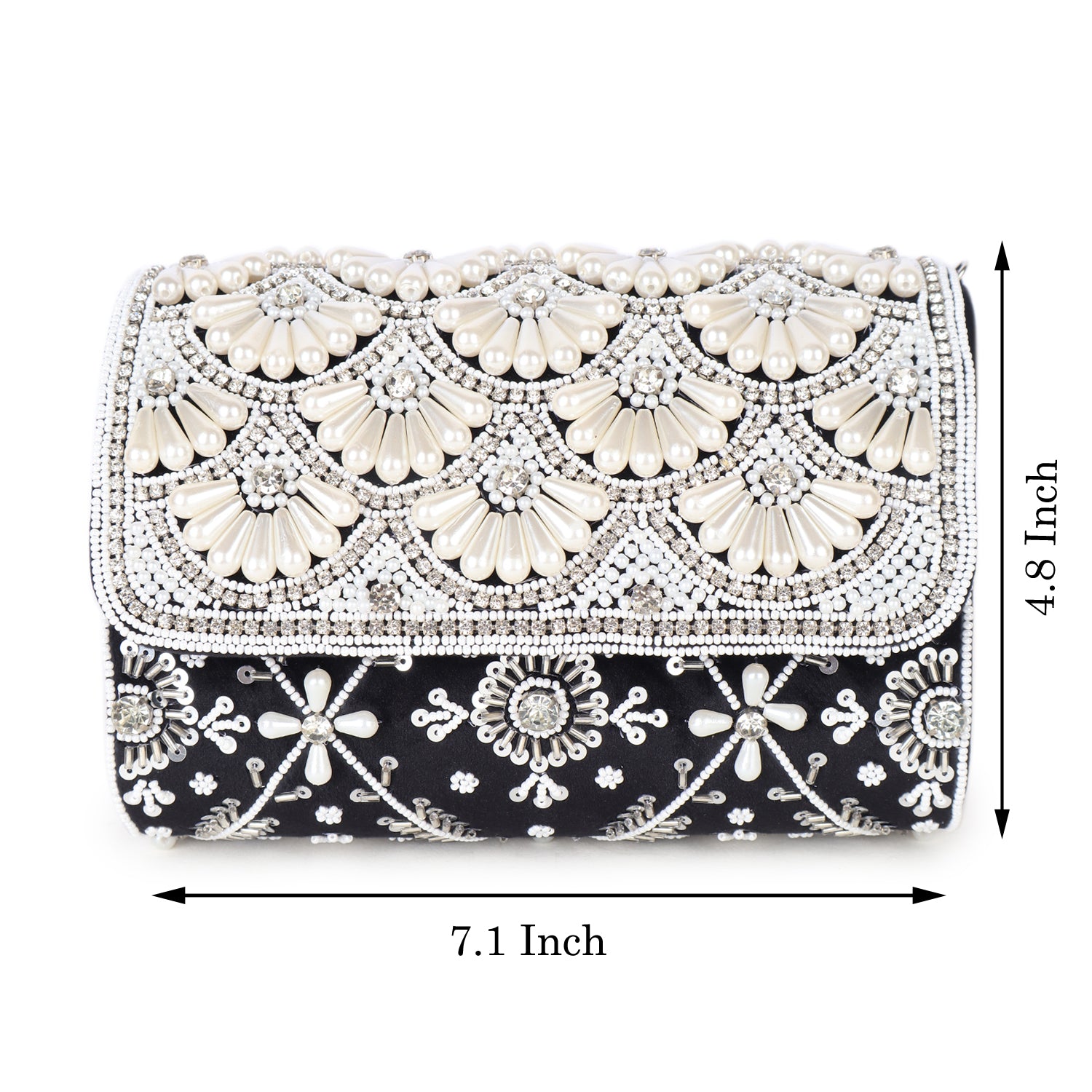 Magnolia Pearl Beaded Clutch