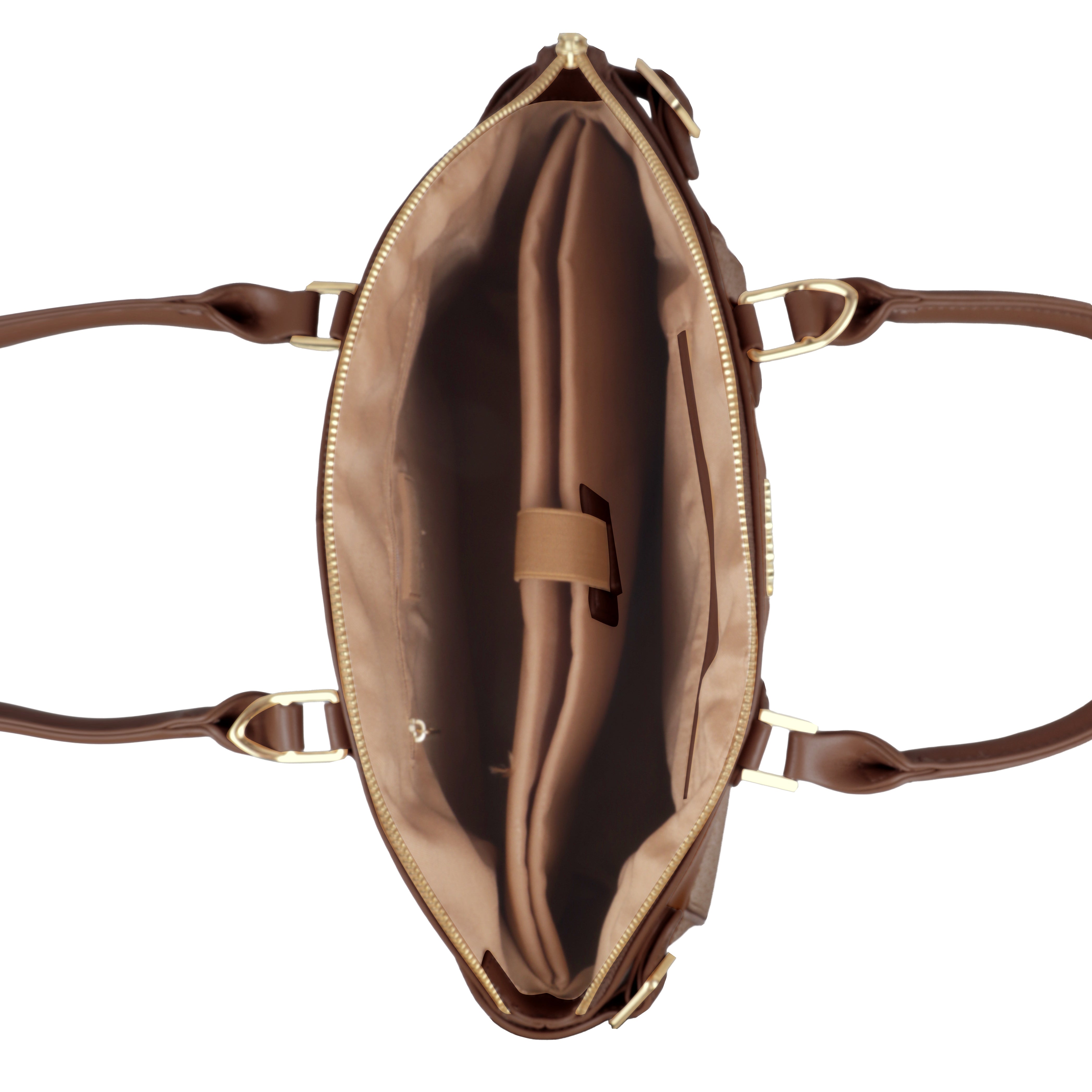 Trendy Leather Tote Bag with Detachable Shoulder Strap & Spacious Interior