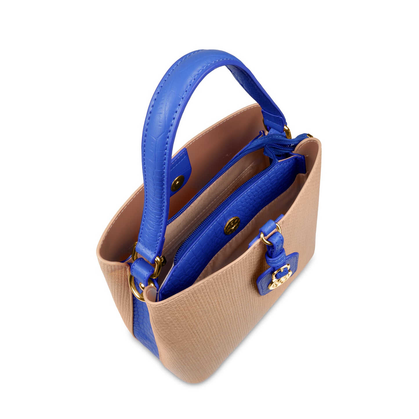 Fashionable Structured Handbag with Dual Handles
