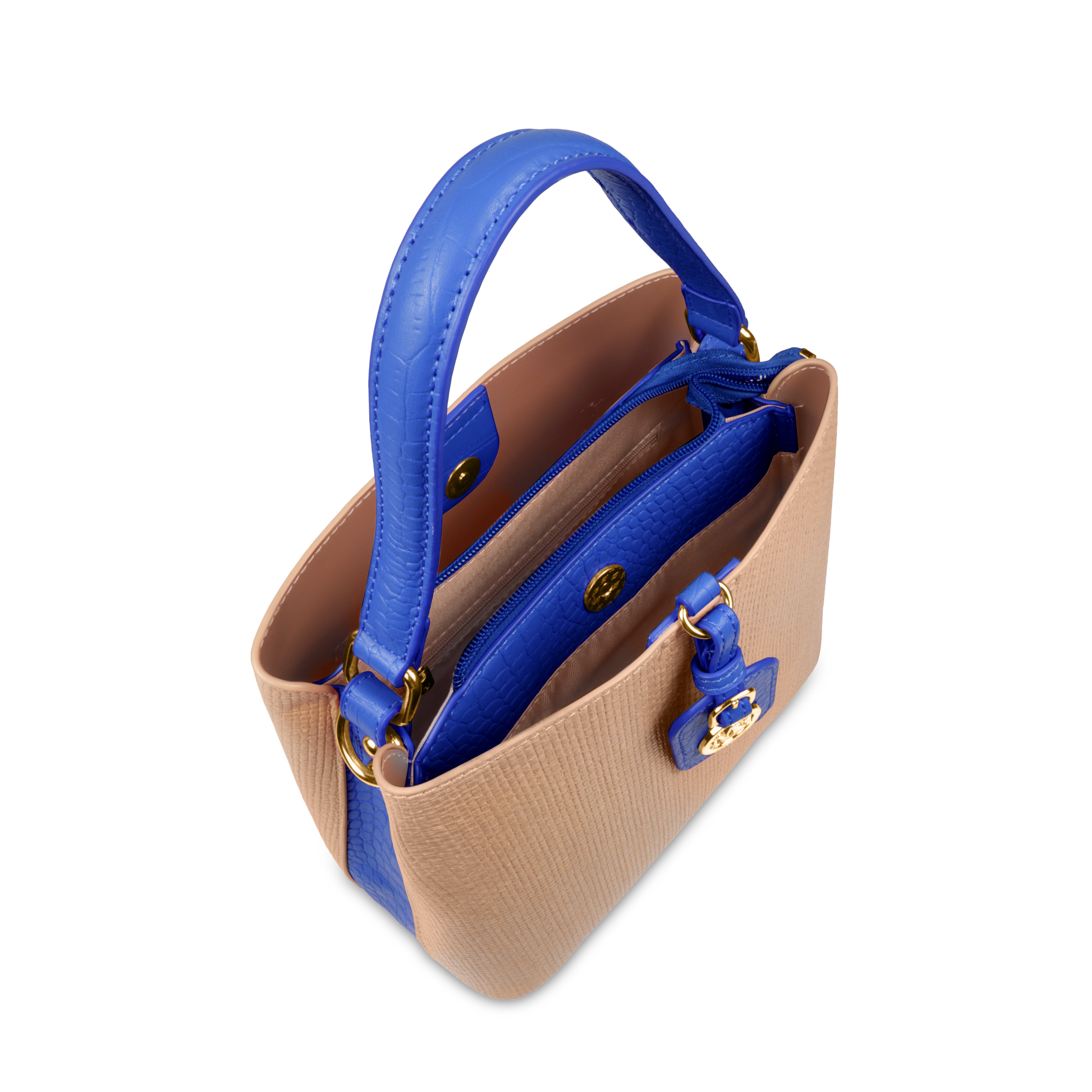 Fashionable Structured Handbag with Dual Handles