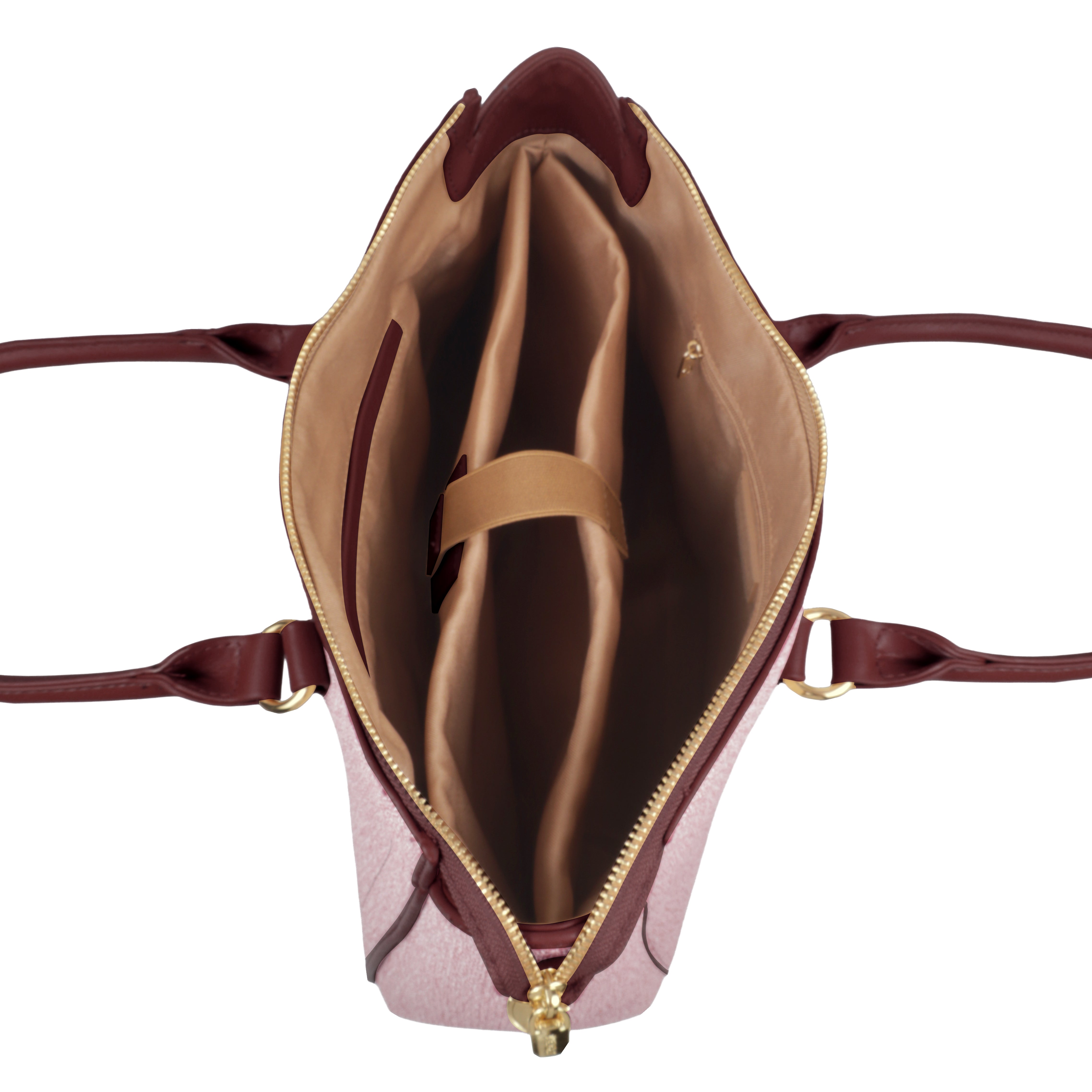 Magnolia Stylish Textured Handbag for Women - Elegant Shoulder Tote with Detachable Strap