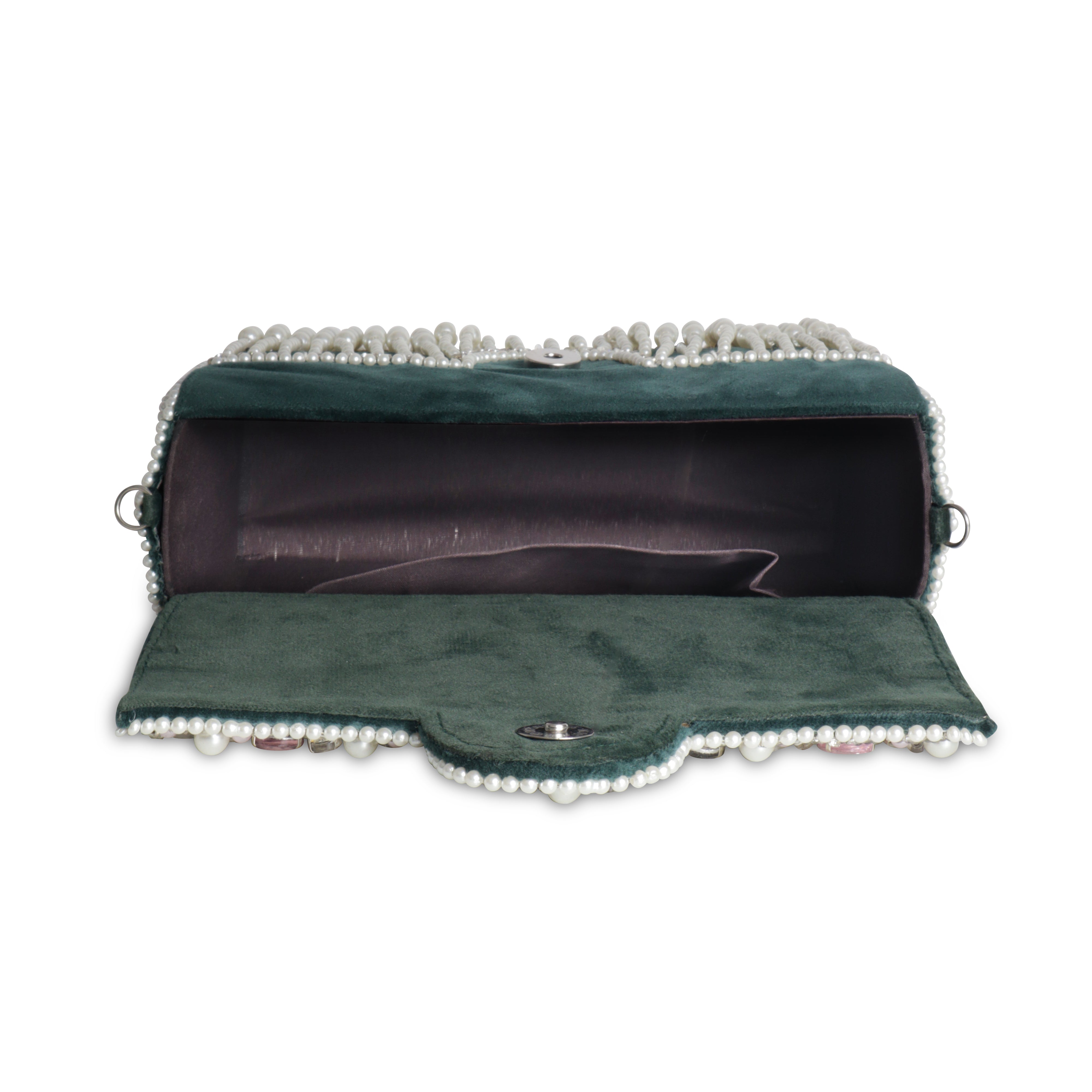 Traditional Potli Style Handbag with Beadwork