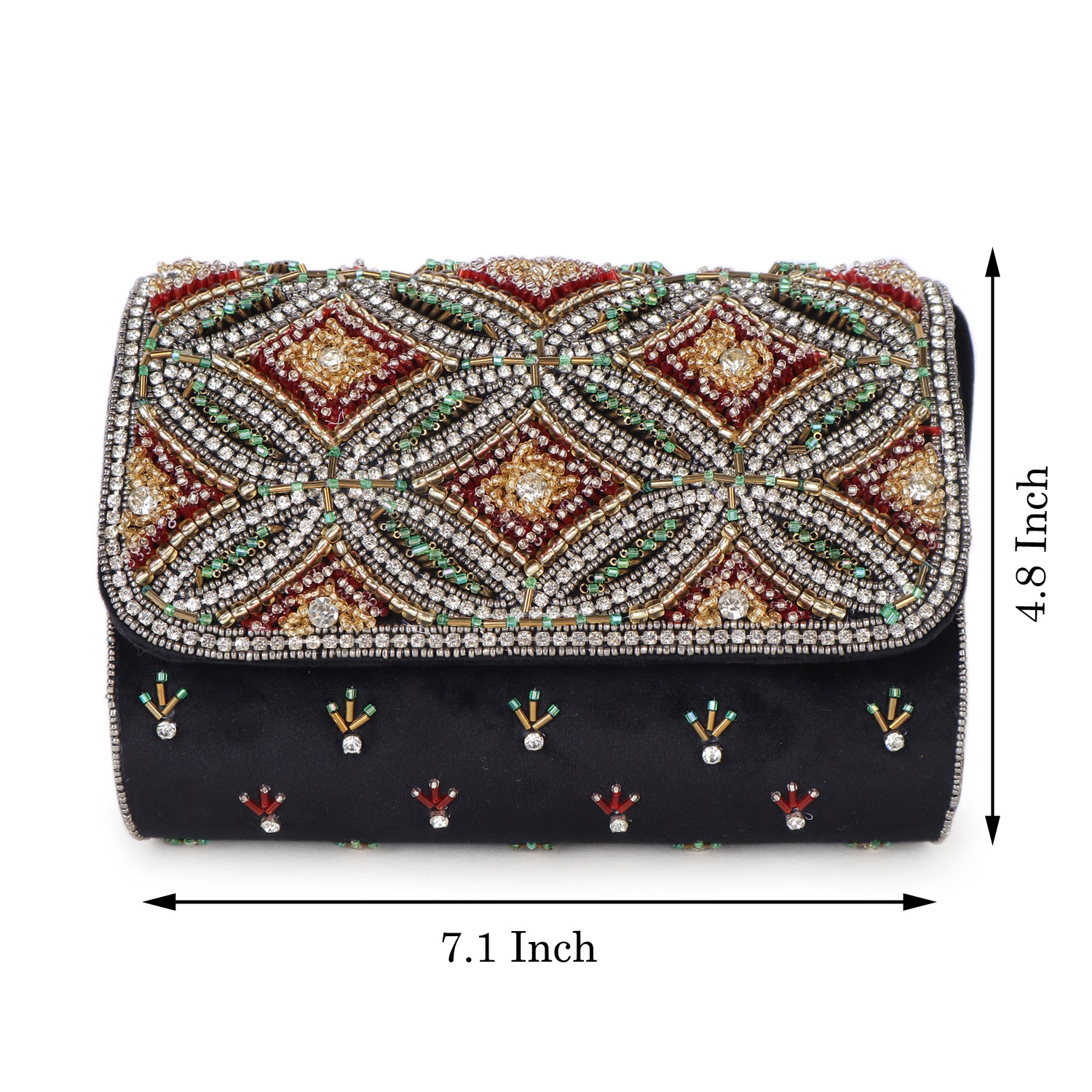 Regal Cut Dana Embroidered Clutch