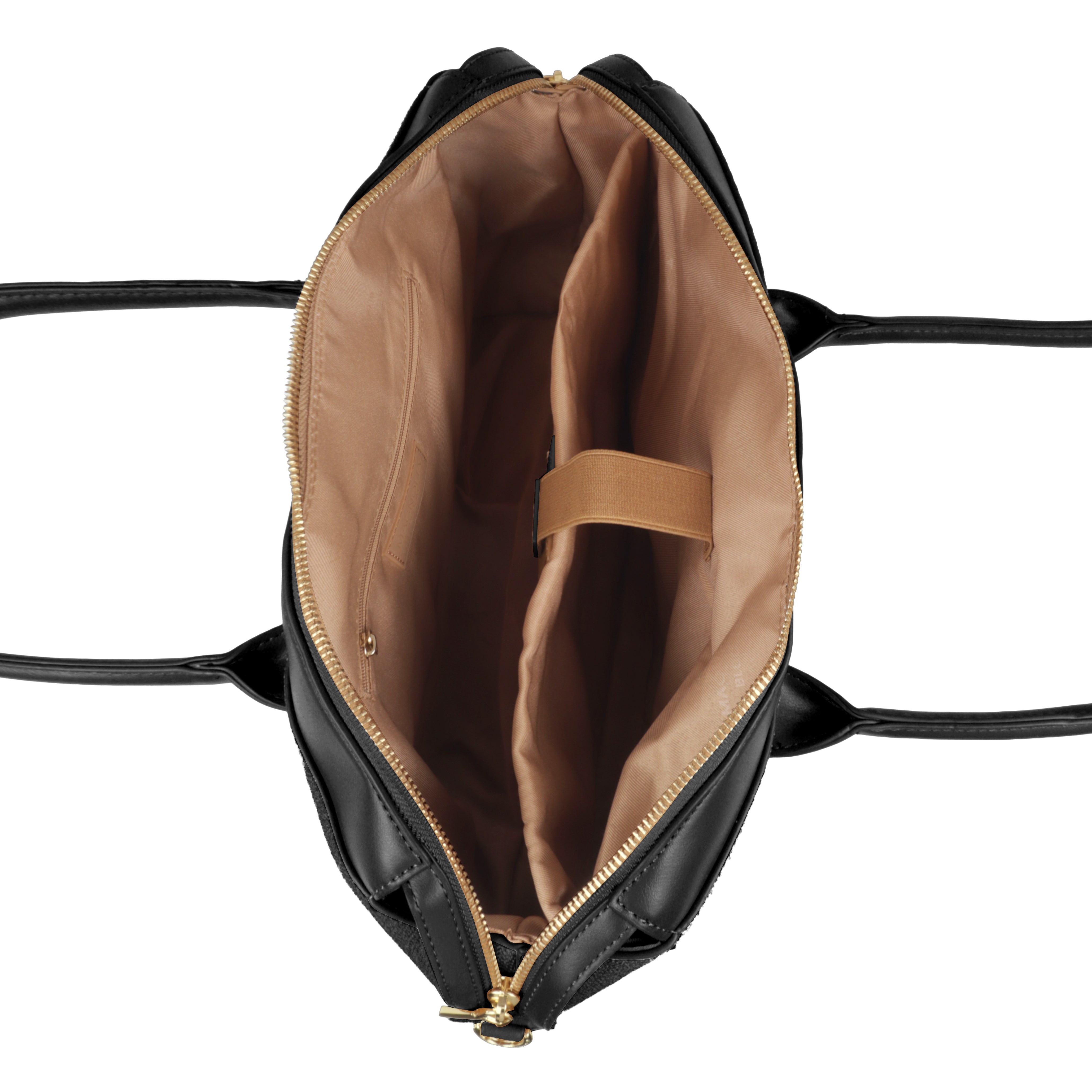 Magnolia Elegant Structured Handbag for Women - Premium Shoulder Tote with Top Handles & Detachable Strap
