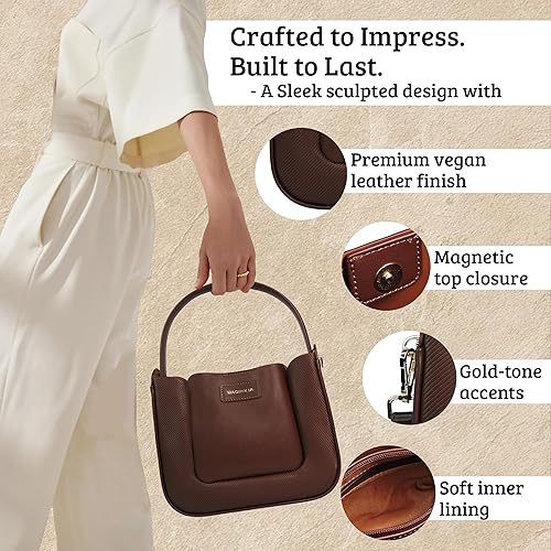 Premium Tote Handbag with Star Charm & Dual Handle Design MG-7318