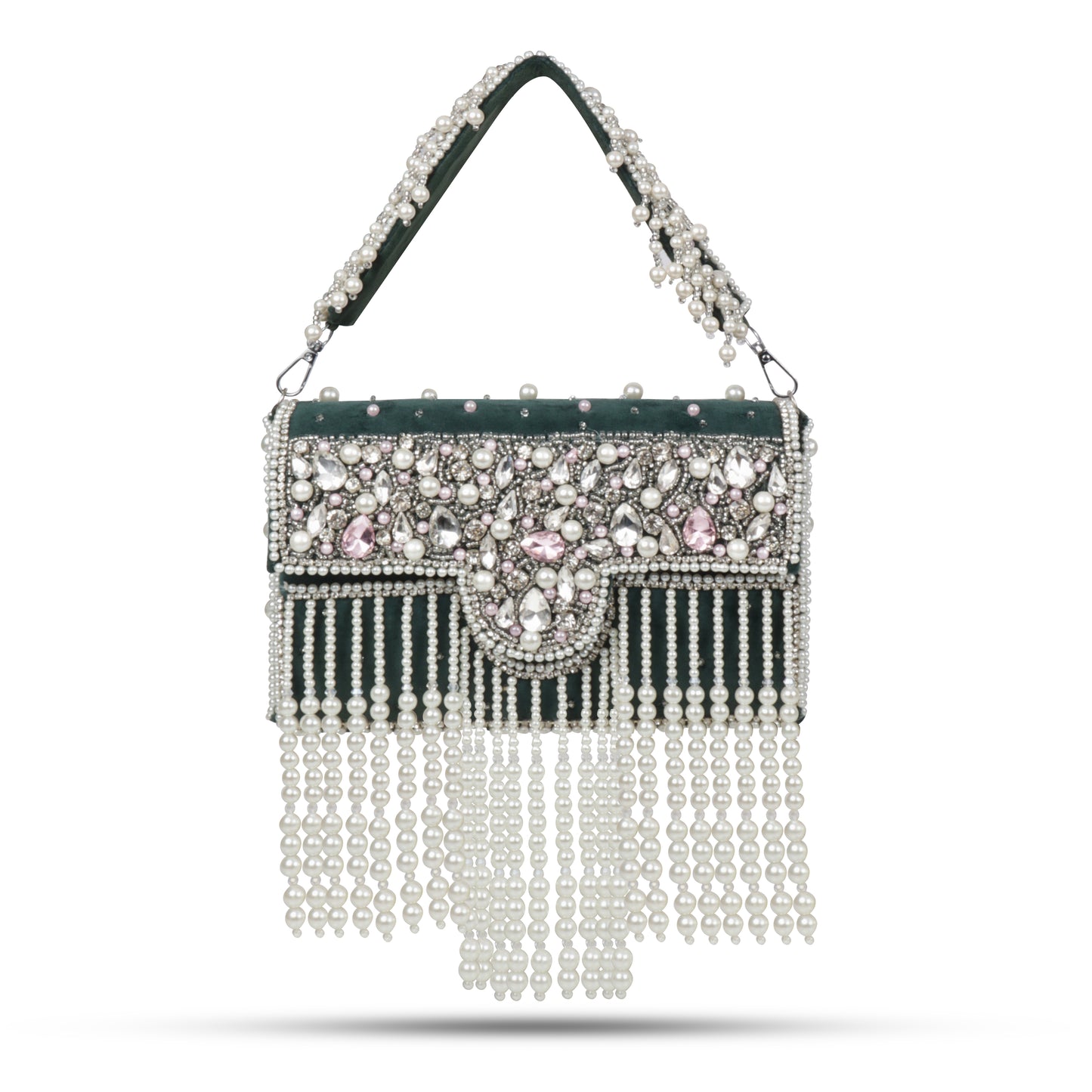 Traditional Potli Style Handbag with Beadwork