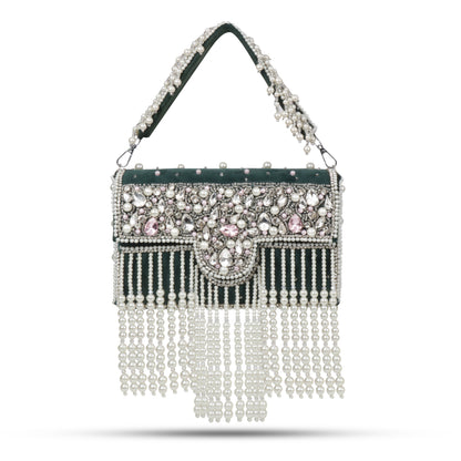 Traditional Potli Style Handbag with Beadwork
