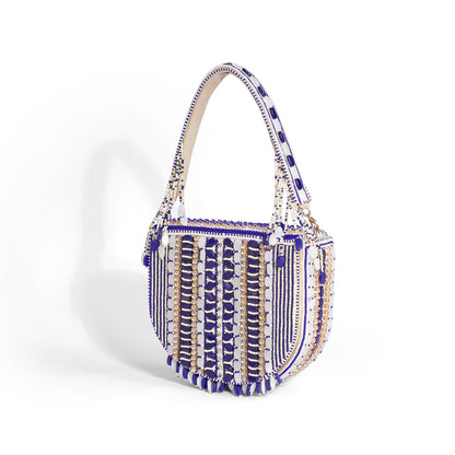 Magnolia Purple Velvet Gillter Women Clutch