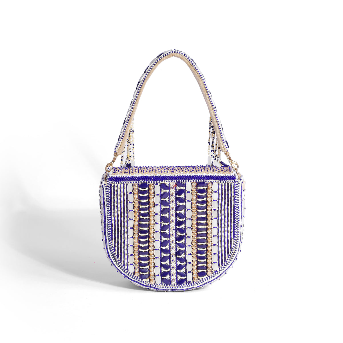 Magnolia Purple Velvet Gillter Women Clutch