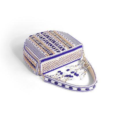 Magnolia Purple Velvet Gillter Women Clutch