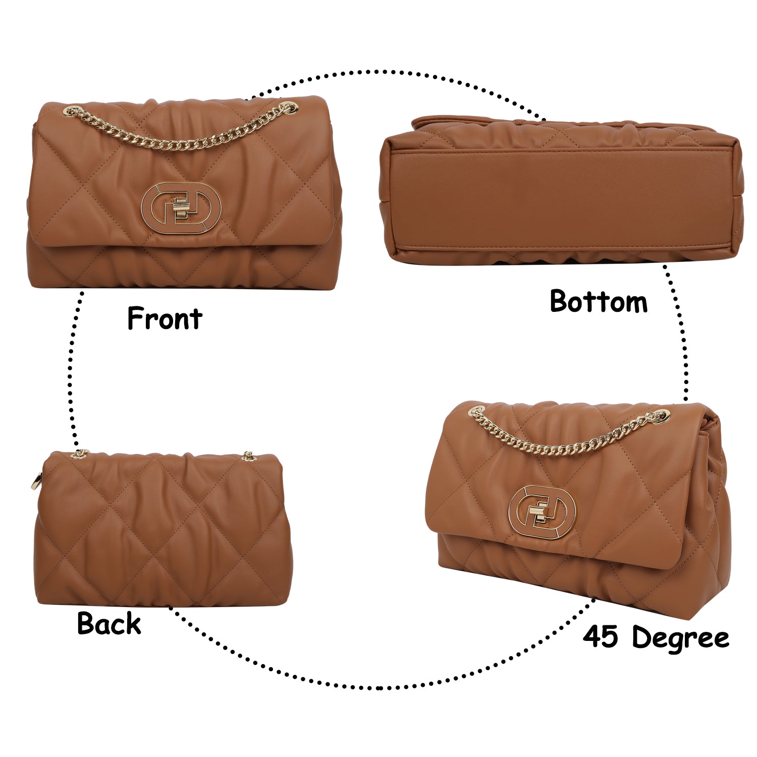 Magnolia Gianna Sling Caramel Brown