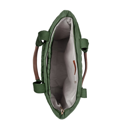 Magnolia Women Green Tote Bag