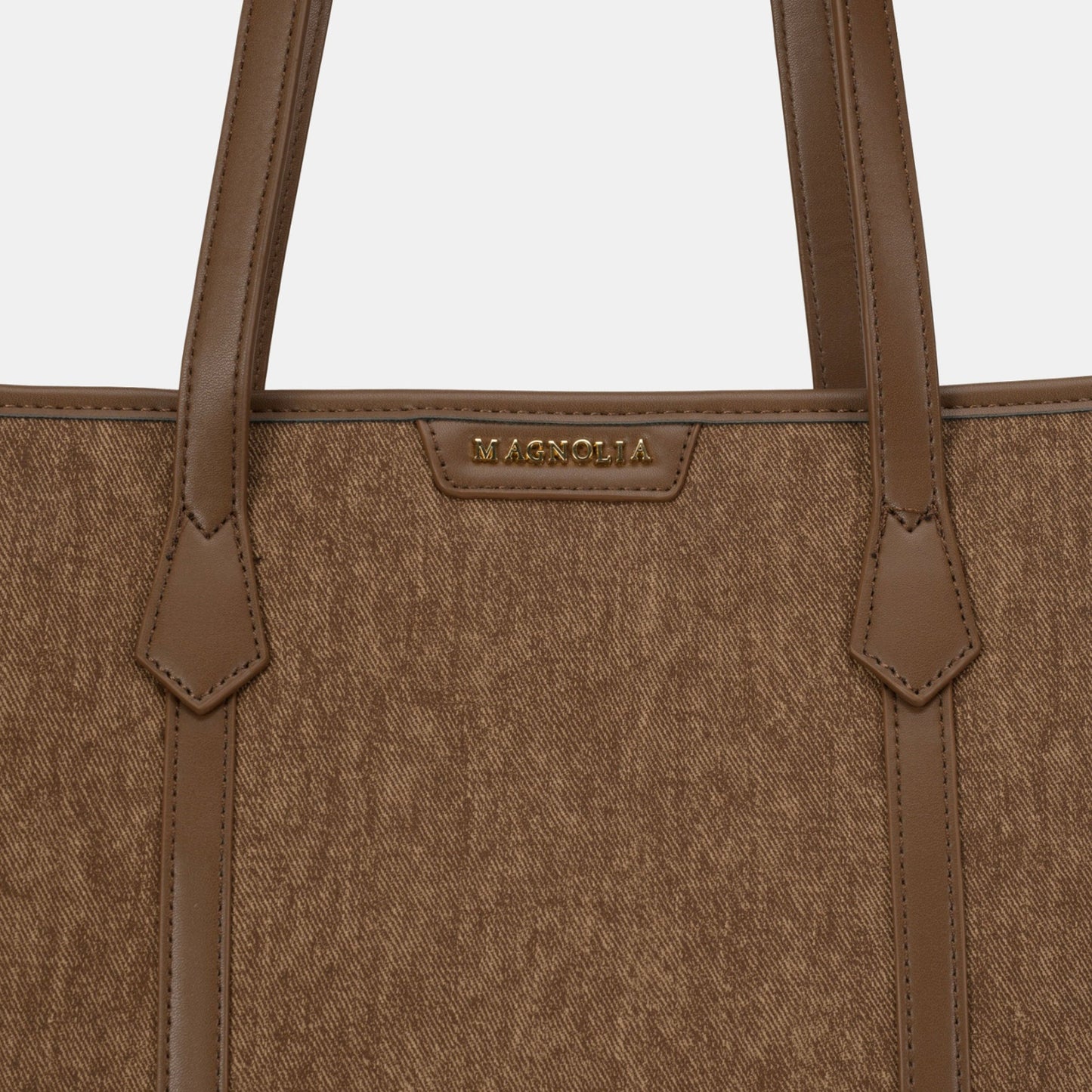 Magnolia Tote Bag – Stylish & Spacious Handbag with PU Leather Straps