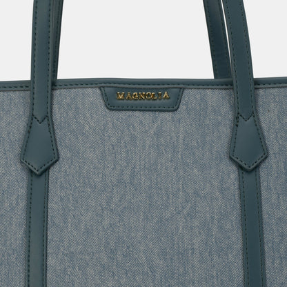 Magnolia Tote Bag – Stylish & Spacious Handbag with PU Leather Straps