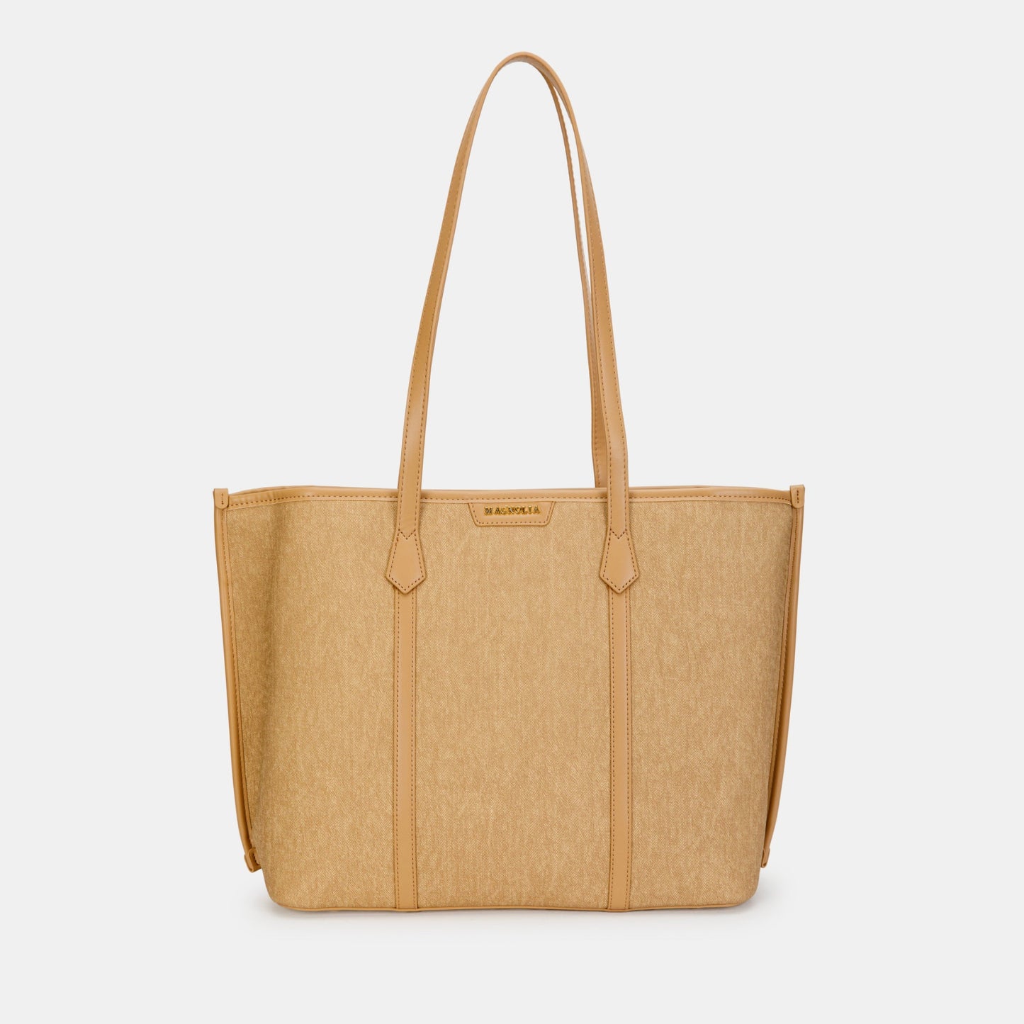 Magnolia Tote Bag – Stylish & Spacious Handbag with PU Leather Straps
