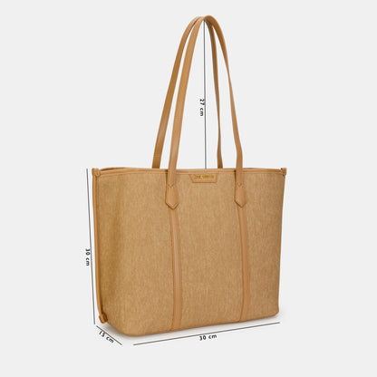 Magnolia Tote Bag – Stylish & Spacious Handbag with PU Leather Straps