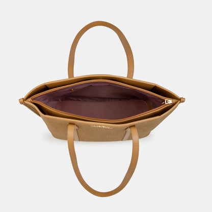 Magnolia Tote Bag – Stylish & Spacious Handbag with PU Leather Straps