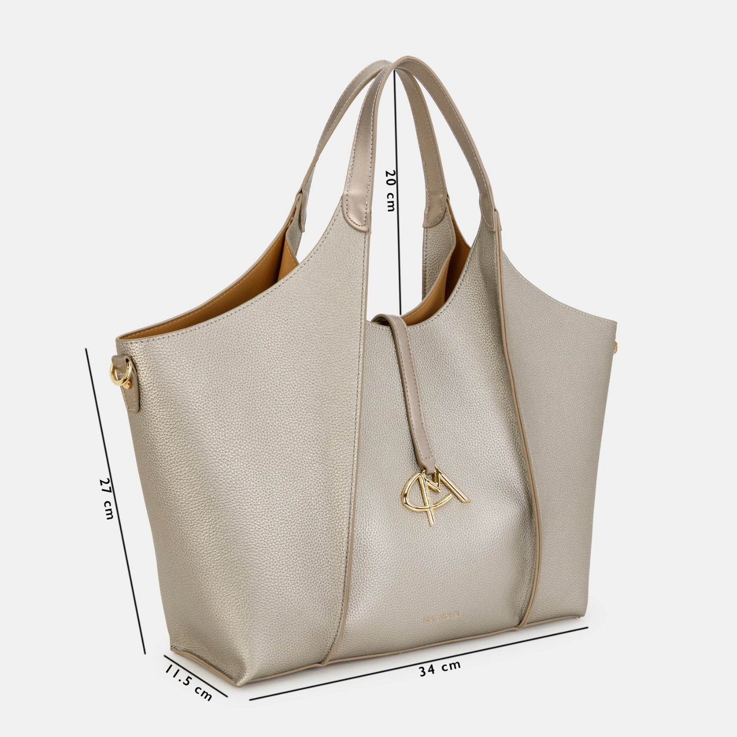 Magnolia Women Silver Shoulder Bag