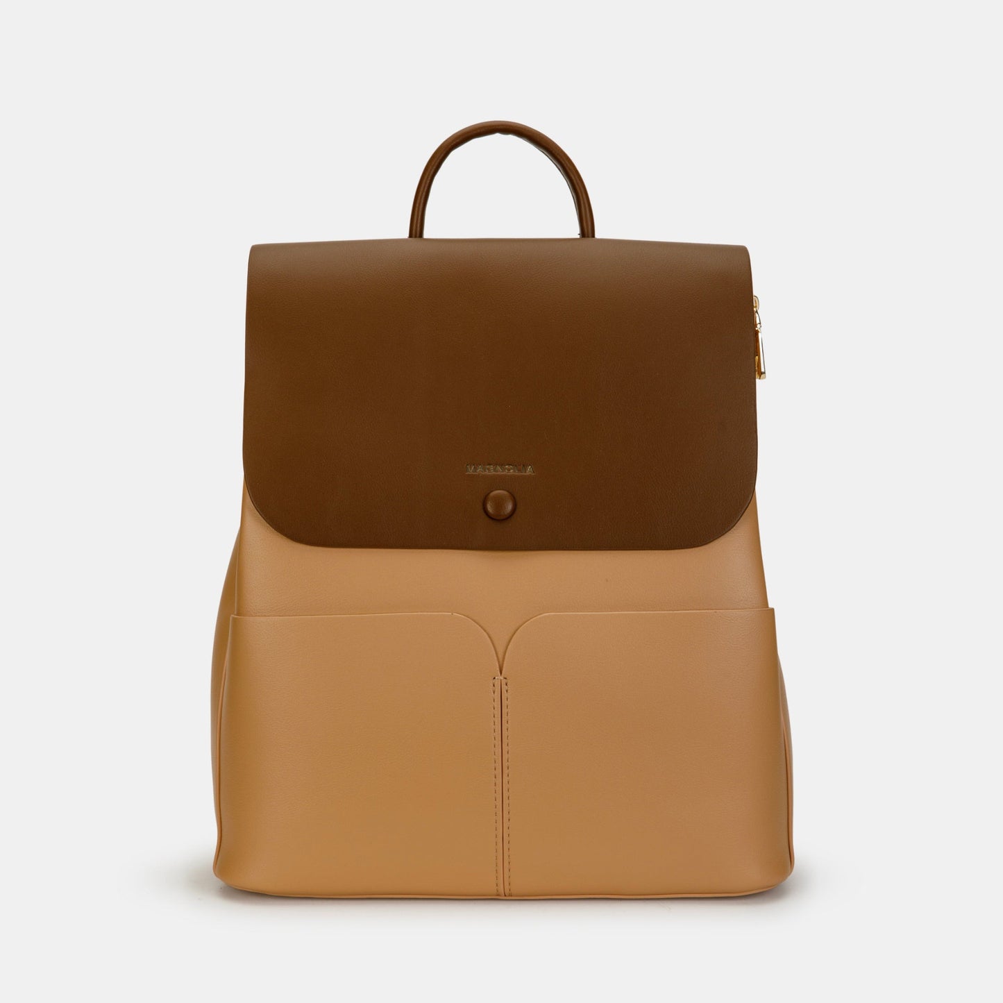 Magnolia Stylish PU Leather Backpack Spacious & Trendy Travel Bag for Women